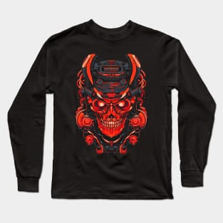 RED ETHEREAL SKULL Long Sleeve T-Shirt